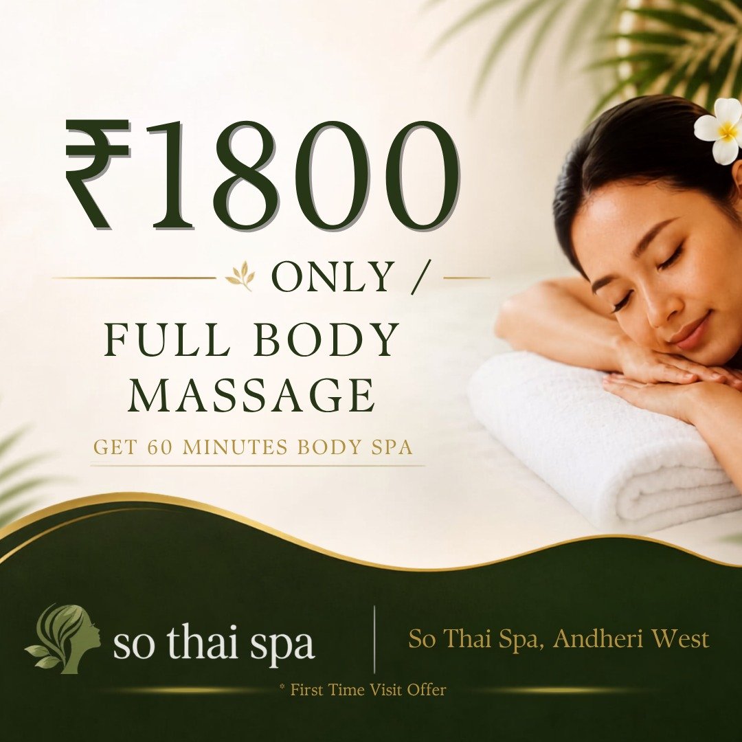 First visit offer at spa in DN Nagar Andheri West: Rs 1800 only for 60 minutes full body massage